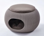 Curver Pelech pro kočky Knit Pet Home, cappuccino