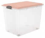 COMPACT úložný box, 70L, růžová