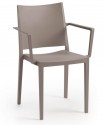 Židle MOSK ARMCHAIR, 82 x 57 x 56 cm, taupe