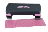 MAXXIVA fitness stepper, výškově nastavitelný, růžová