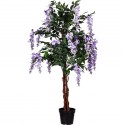 PLANTASIA Umělý strom Vistárie 120 cm, modrofialové květy